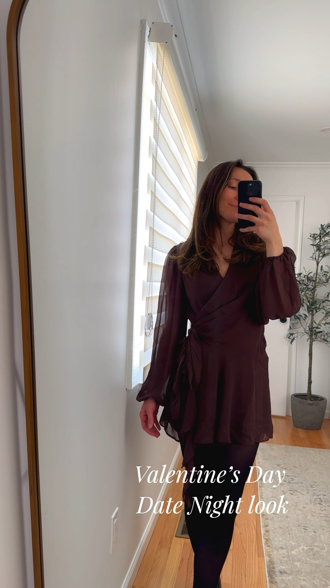 Abercrombie Valentine’s Day outfit that’s equal parts romantic and effortless. This sheer-sleeve wrap mini dress is flattering, comfortable, and perfect for date night, dinner plans, or a cozy night out. Easy to dress up with heels or keep simple with tights and boots — a go-to winter Valentine’s look I’ll wear on repeat. 

Abercrombie Valentine’s Day dress, Valentine’s Day outfit ideas, Valentine’s Day date night outfit, romantic mini dress, sheer sleeve dress, wrap dress outfit, winter date night outfit, women’s Valentine’s Day outfit, flirty winter dress, dinner date outfit, LTK Valentine’s Day, holiday date night look, chic winter outfit, neutral Valentine’s outfit, effortless date night style



#LTKValentine #LTKootd #LTKdayinmylife