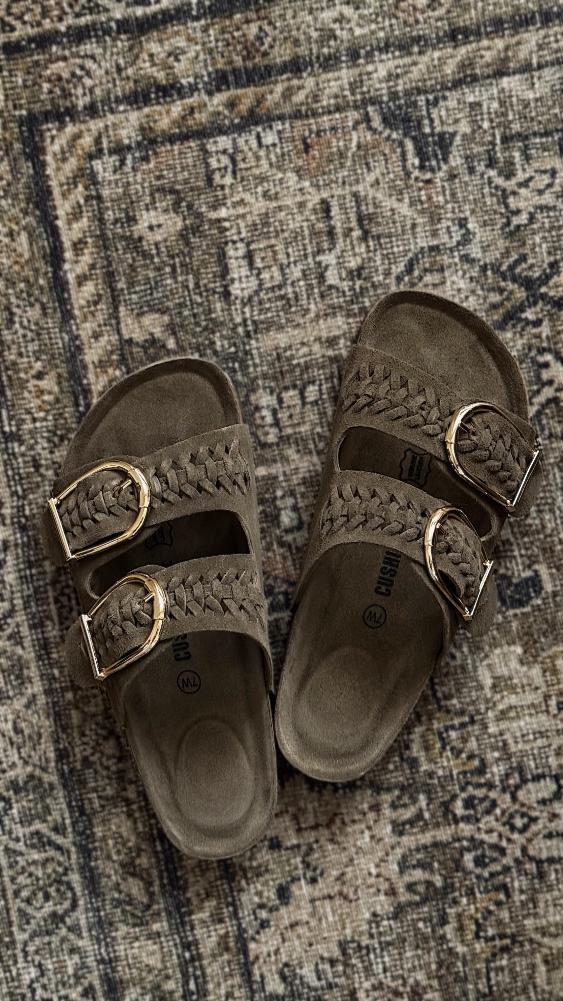 Such a good neutral staple sandal for summer. Double buckle (adjustable width) + braided suede leather. I’d say these run a smidge small, so if you’re between sizes, size up! They also come in some wide widths!

#LTKdayinmylife #LTKootd #LTKgrwm