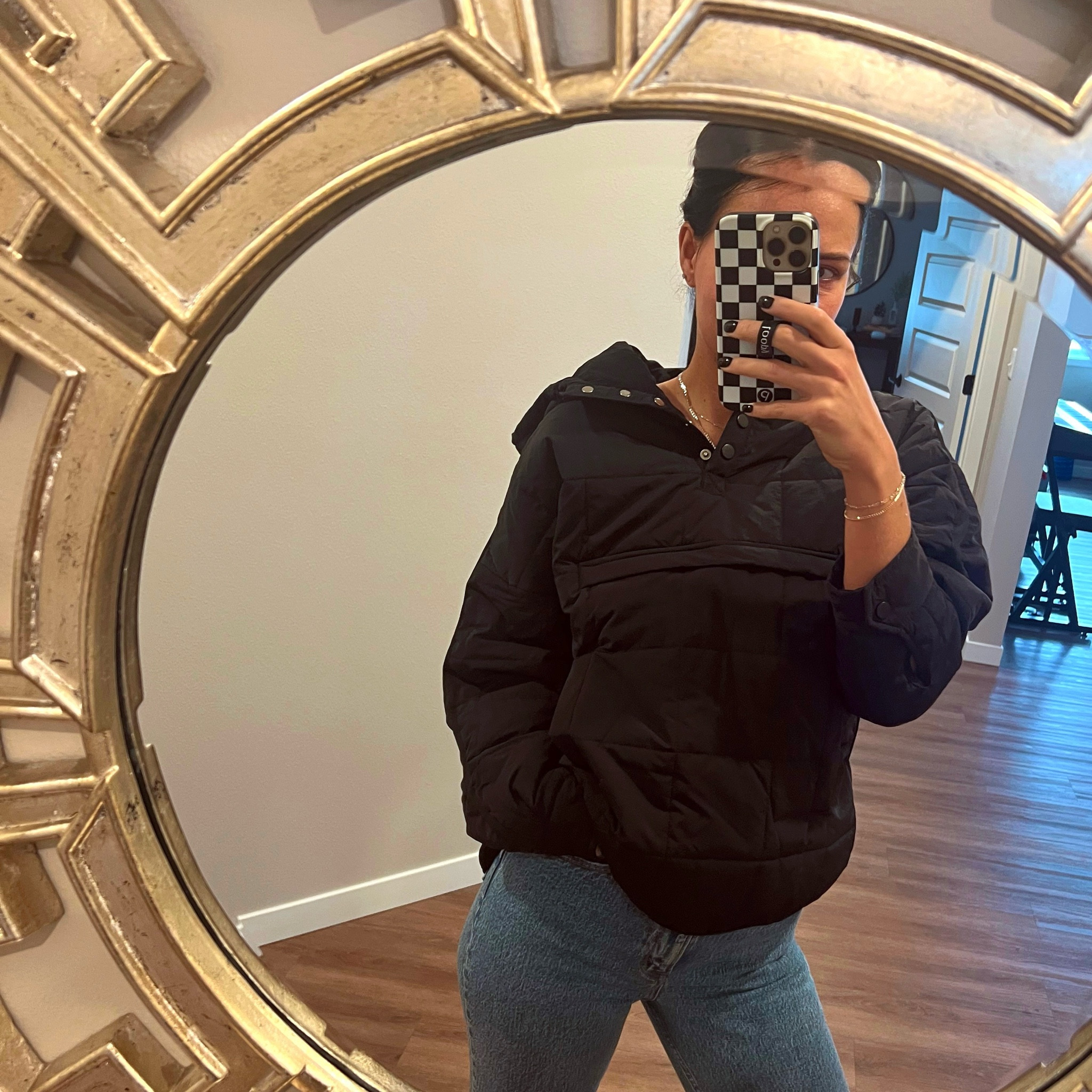 This is the warmest & coziest puffer I have worn! OBSESSED. I got a size medium & it fits perfectly for that oversized look!

#LTKfindsunder100