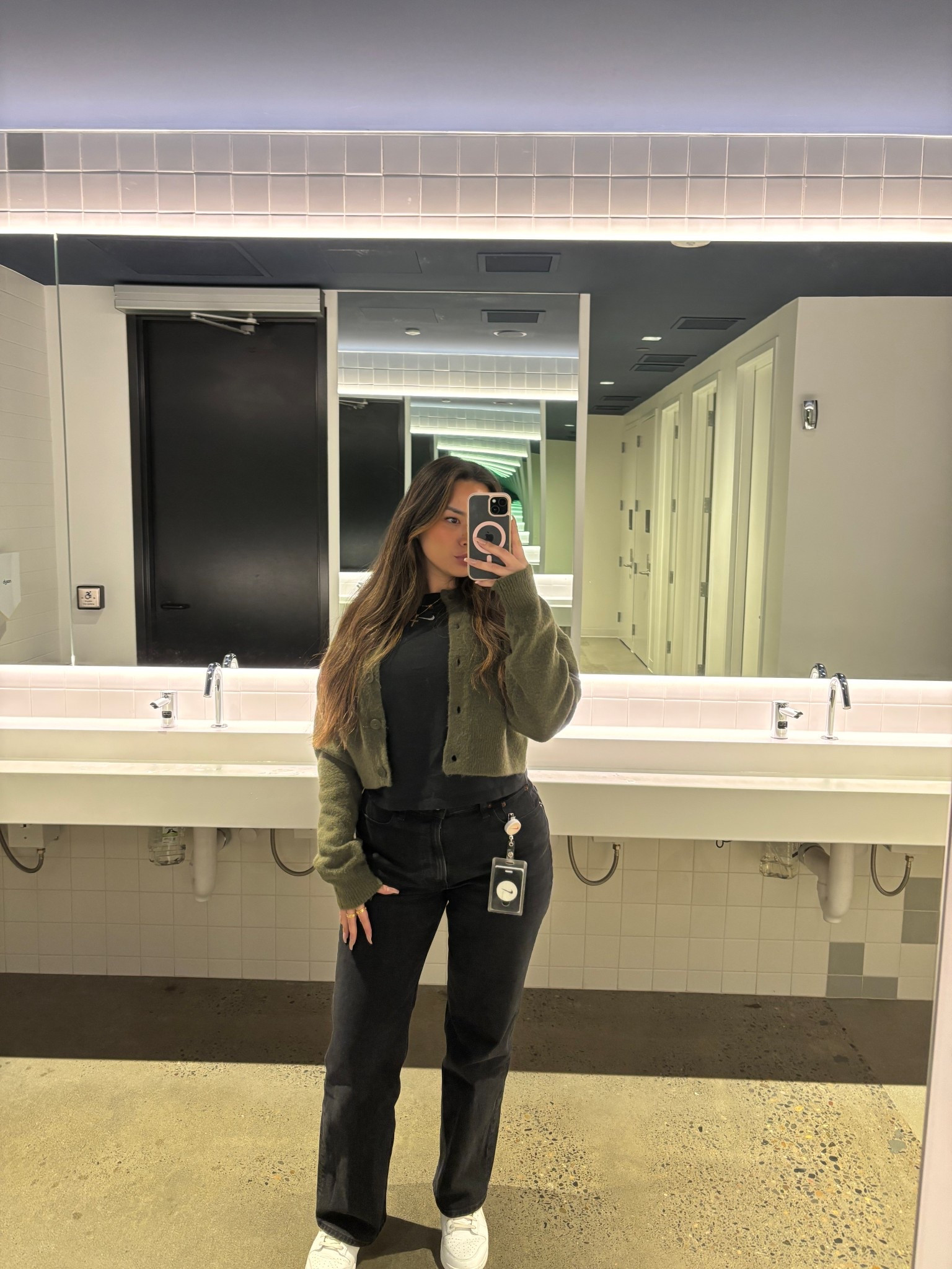 Office fit of the day. All black with a colorful sweater! sweater no longer available :( 

#LTKWorkwear