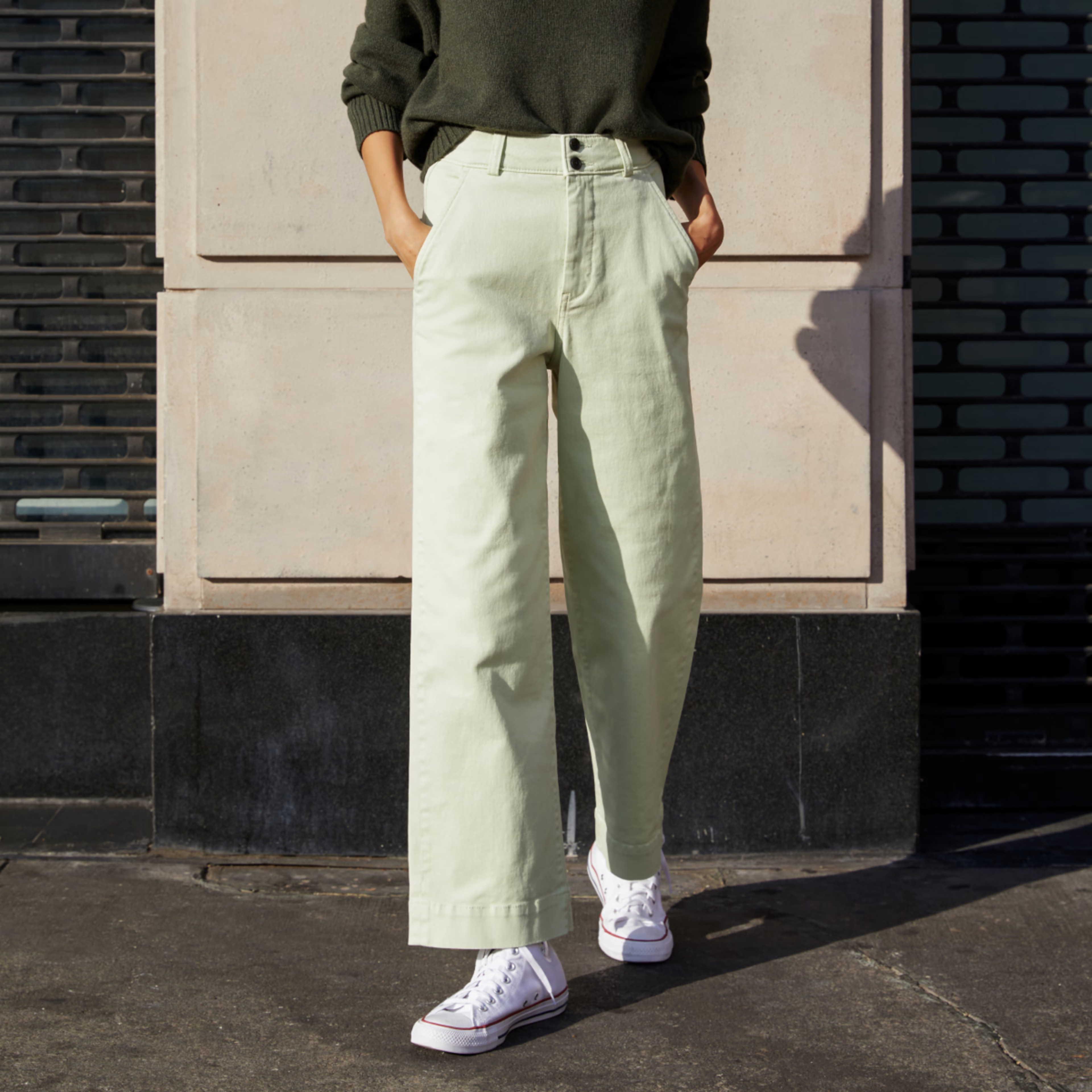 The Organic Wide-Leg Pant | Everlane