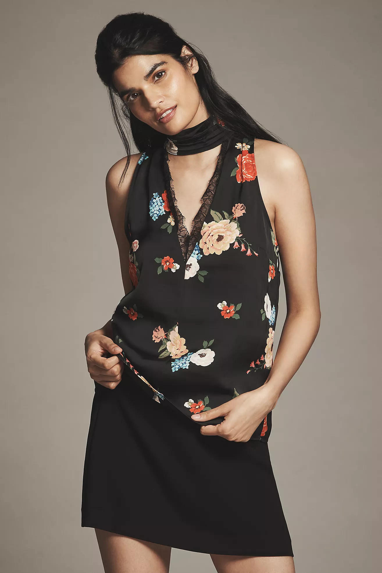 By Anthropologie Silky Halter Tank | Anthropologie (US)
