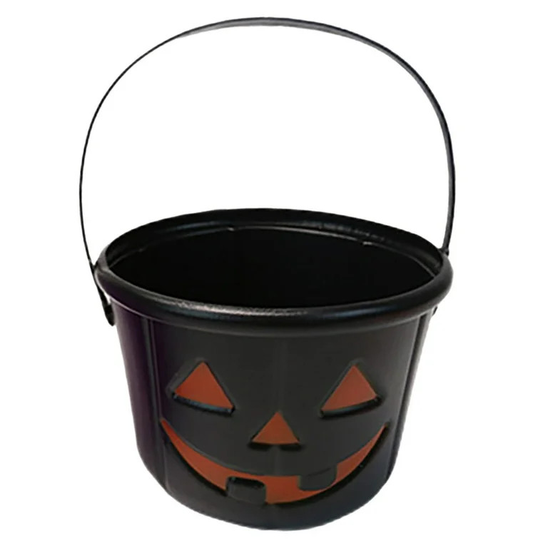 MOMKER Reduced!Event & Party,Halloween Pumpkin Bucket Plastic Jack O ' Candy Basket Trick or Hall... | Walmart (US)