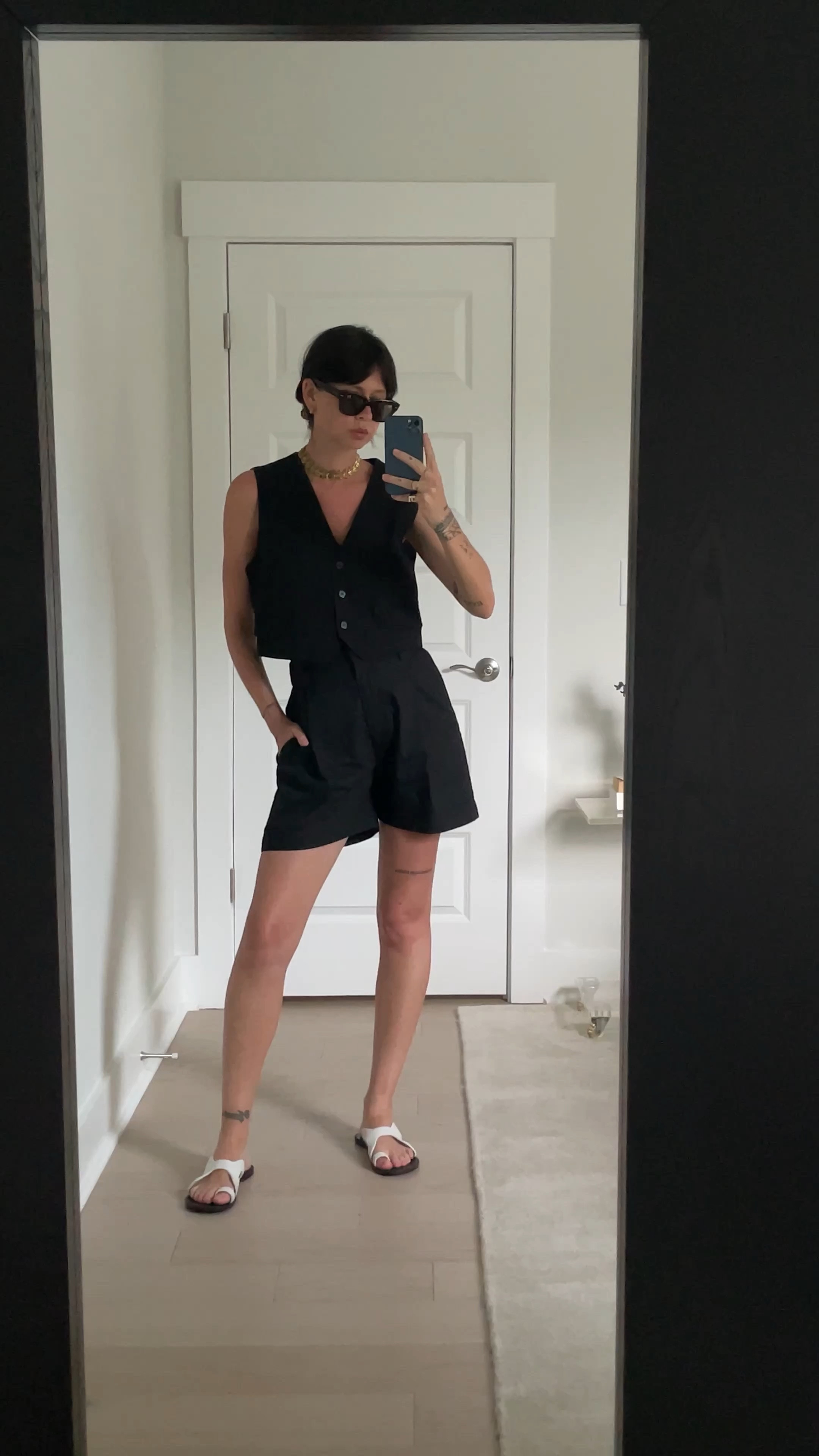 Black vest and black shorts 🖤

#LTKstyletip #LTKFind #LTKeurope