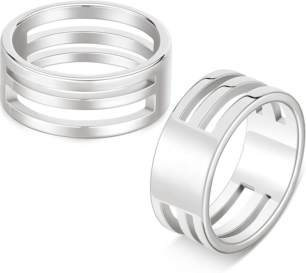 Hicarer 2 Pieces Jump Ring Opening Tools Opening Stainless Steel Jump Split Ring Opener Circle To... | Amazon (US)