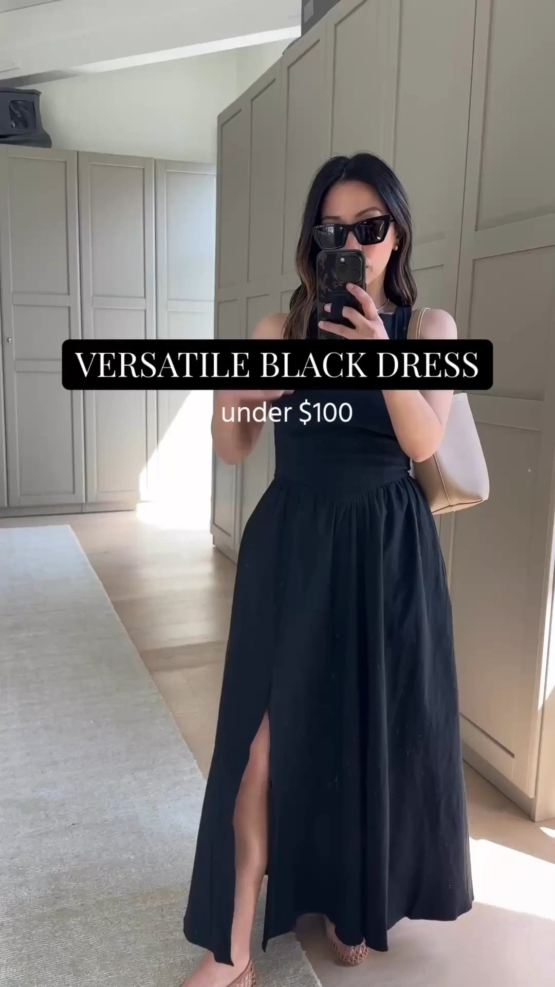 Such a versatile black dress 🤌🏻 love the bow back detail. Petite-friendly length. 

ASTR The Label dress xs
J.crew heeled sandals 5 - old, linked similar 
Marc fisher flats 5 - Run a half size big. 
The Row tote small
YSL sunglasses
quince earrings
Dorsey James necklace 15"

Petite style, spring dresses, spring outfits 2026, date night outfits, summer dresses

#LTKootd #LTKPetite #LTKSeasonal