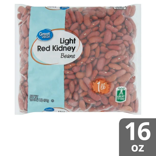 Great Value Light Red Kidney Beans, 16 oz - Walmart.com | Walmart (US)