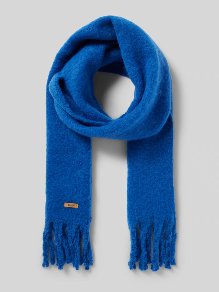 Schal mit Label-Patch Modell 'Fyone' in marine | Peek & Cloppenburg* Düsseldorf DE