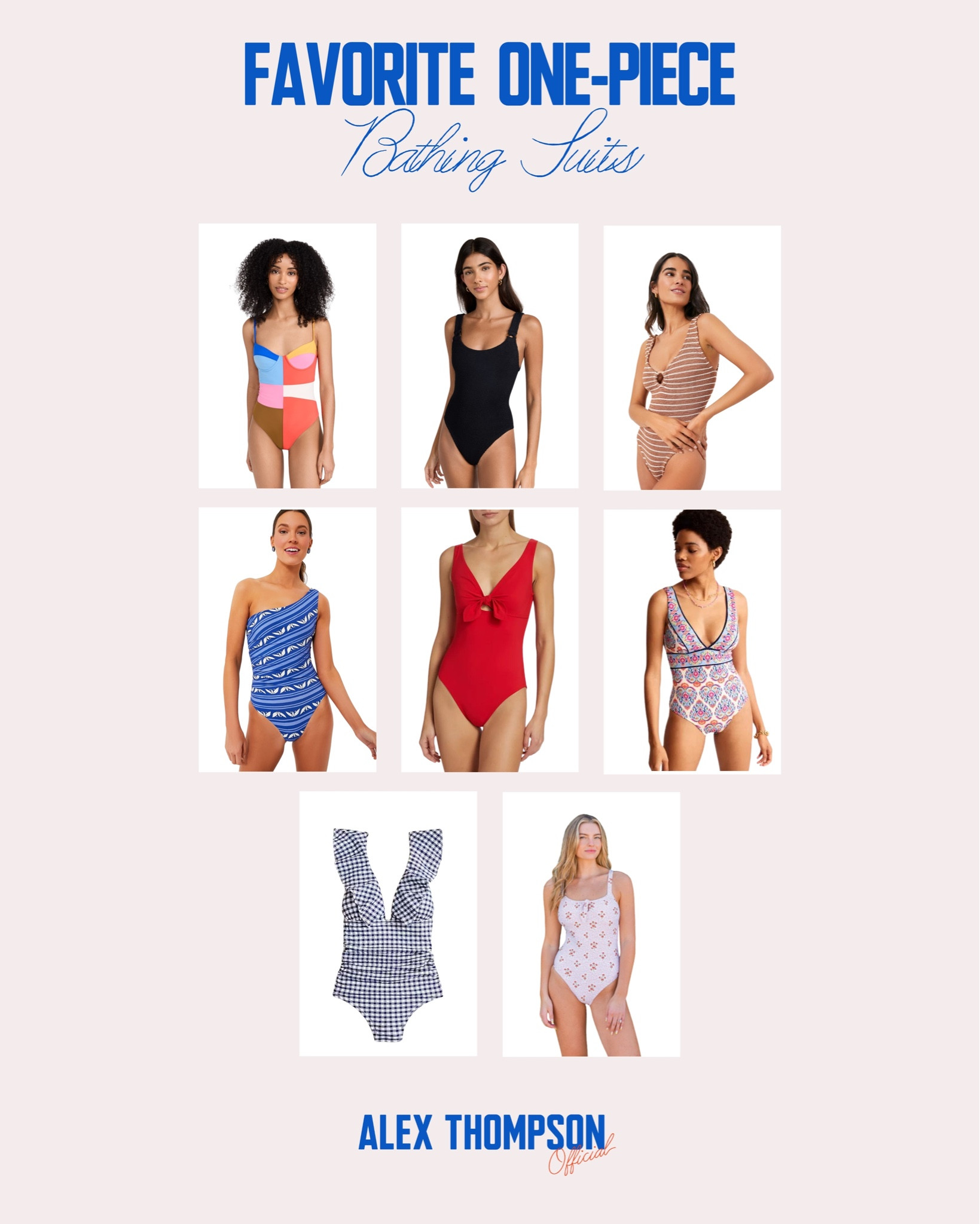 Favorite One-Piece Bathing Suits 🌴

#LTKswim #LTKtravel #LTKSeasonal