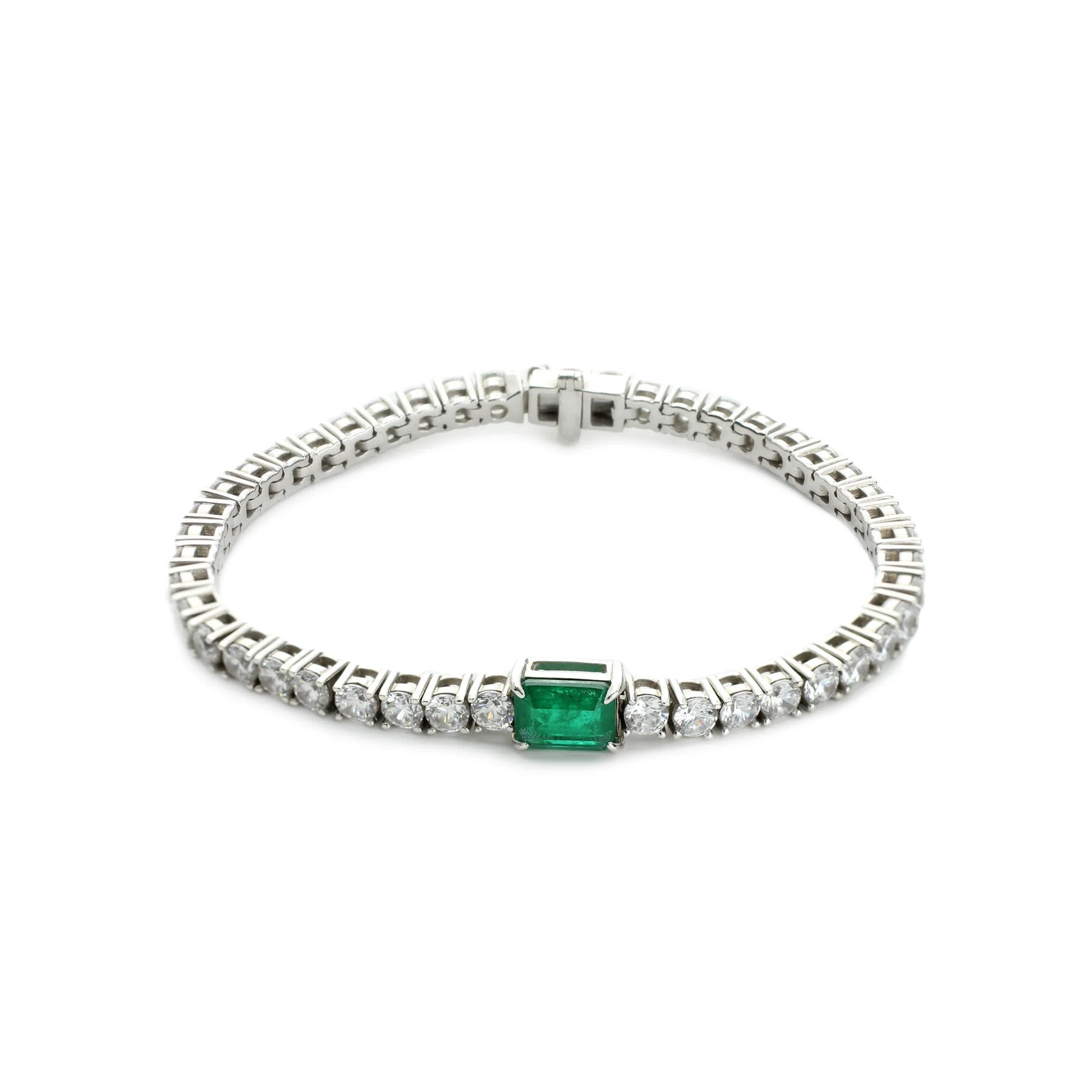 EMERALD CUT TENNIS BRACELET | Artizan Joyeria