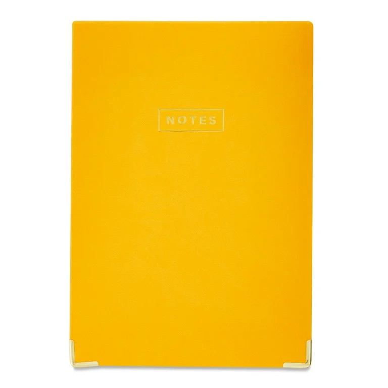 Pen+Gear Yellow Top Bound PU Notepad with Metal Corner Protector - Walmart.com | Walmart (US)