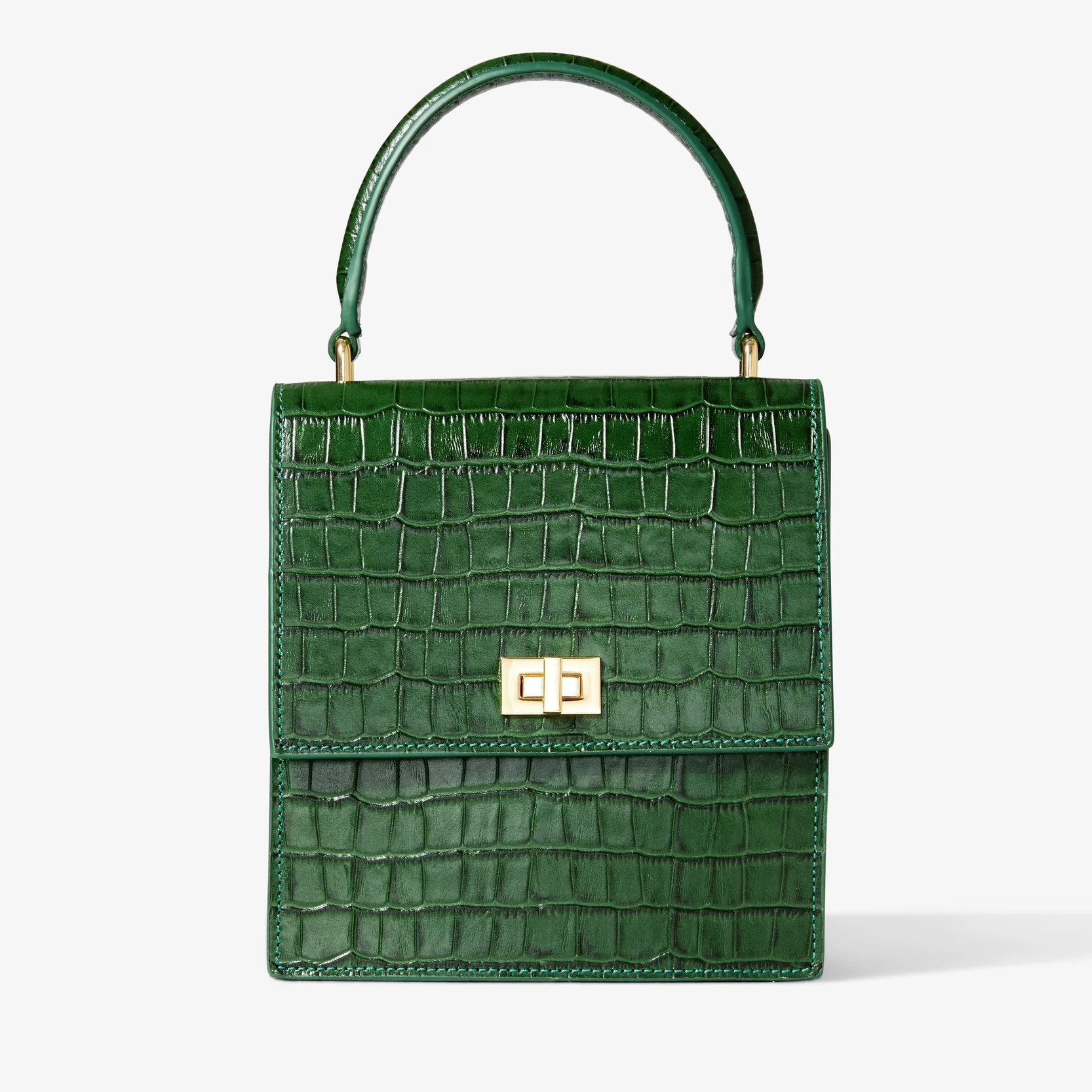 The Mini Lady Bag Croc Embossed | Neely & Chloe