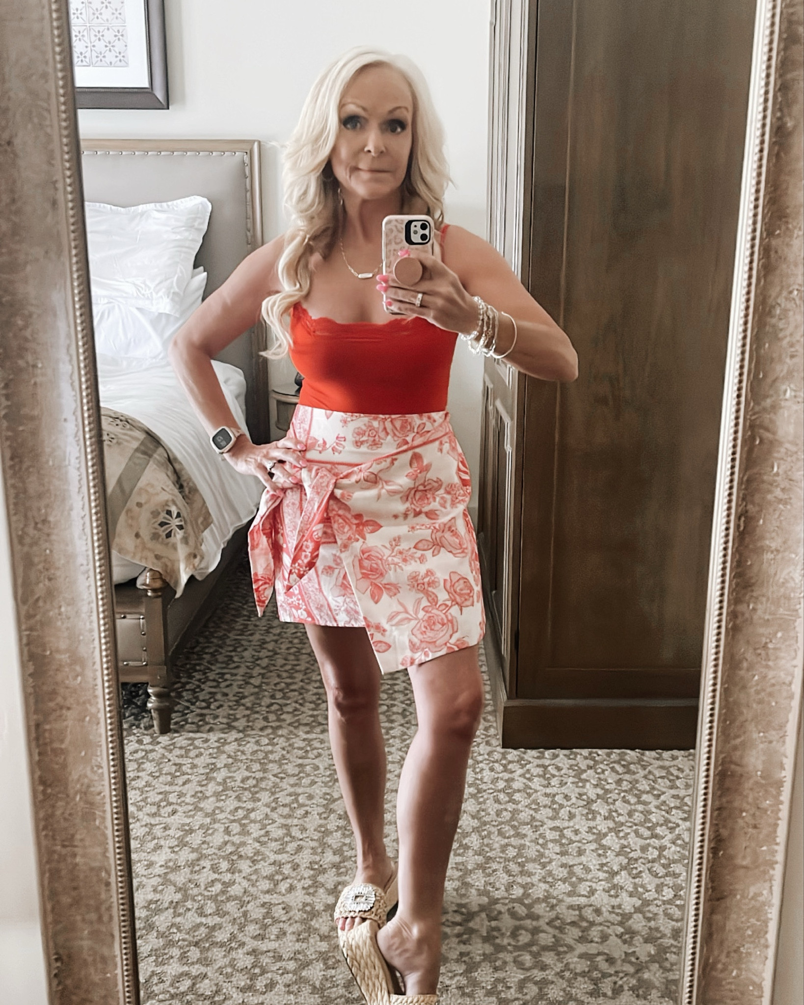 Vacation outfit found ❤️

Flattering. Feminine. Effortlessly chic. This wrap skirt + bold red top combo is a spring staple — and it’s already in my wardrobe.
I’m in XS both pieces 



#LTKgrwm #LTKootd #LTKPetite