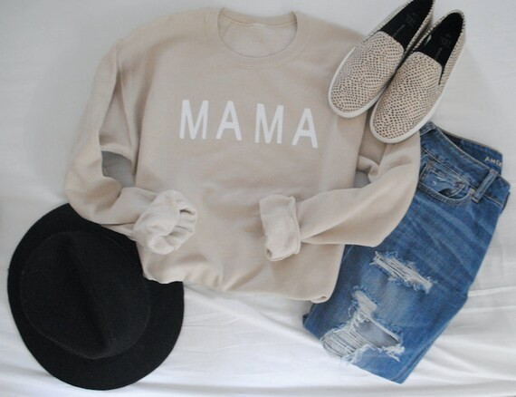 Mama unisex Sweatshirt - Motherhood Sweatshirt - Mama Crew - Mom Sweatshirt | Etsy (US)