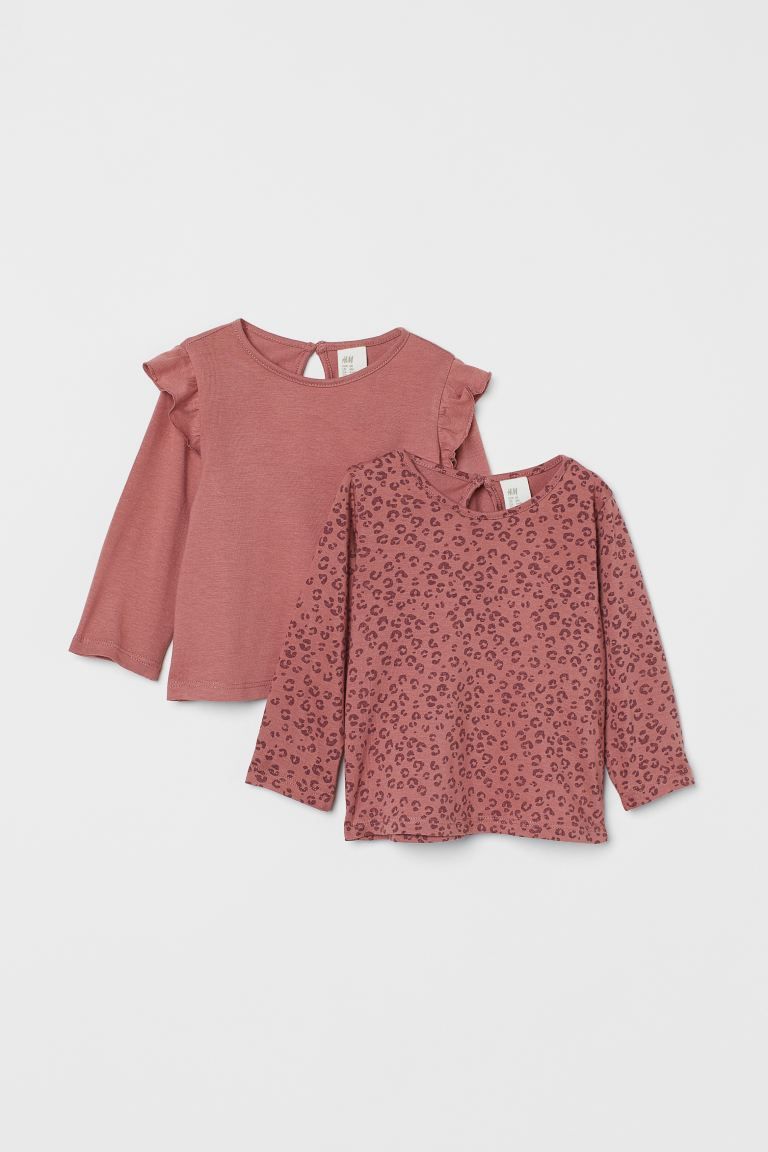 2-pack Jersey Tops | H&M (US + CA)