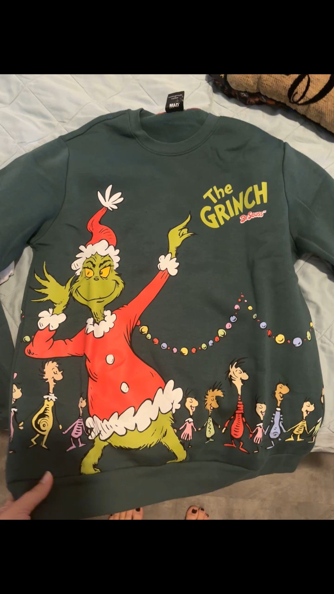 I’m totally ready for Grinch Day at work now! 

#LTKHoliday #LTKFamily
