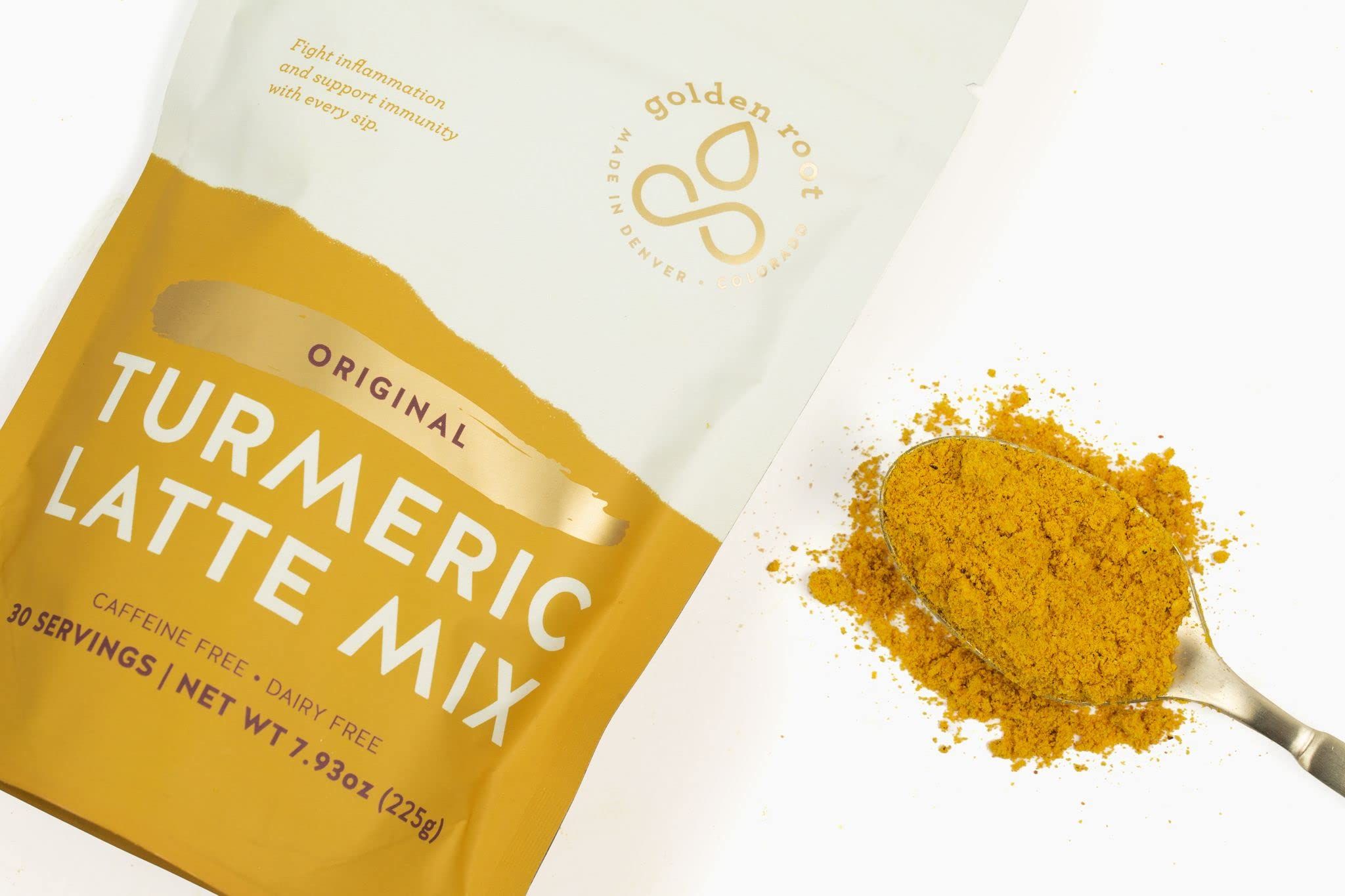 Golden Root Original - Organic Turmeric Latte Superfood - Turmeric Golden Milk Powdered Mix - 30 ser | Amazon (US)