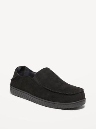 Faux-Suede Moccasin Slippers | Old Navy (US)