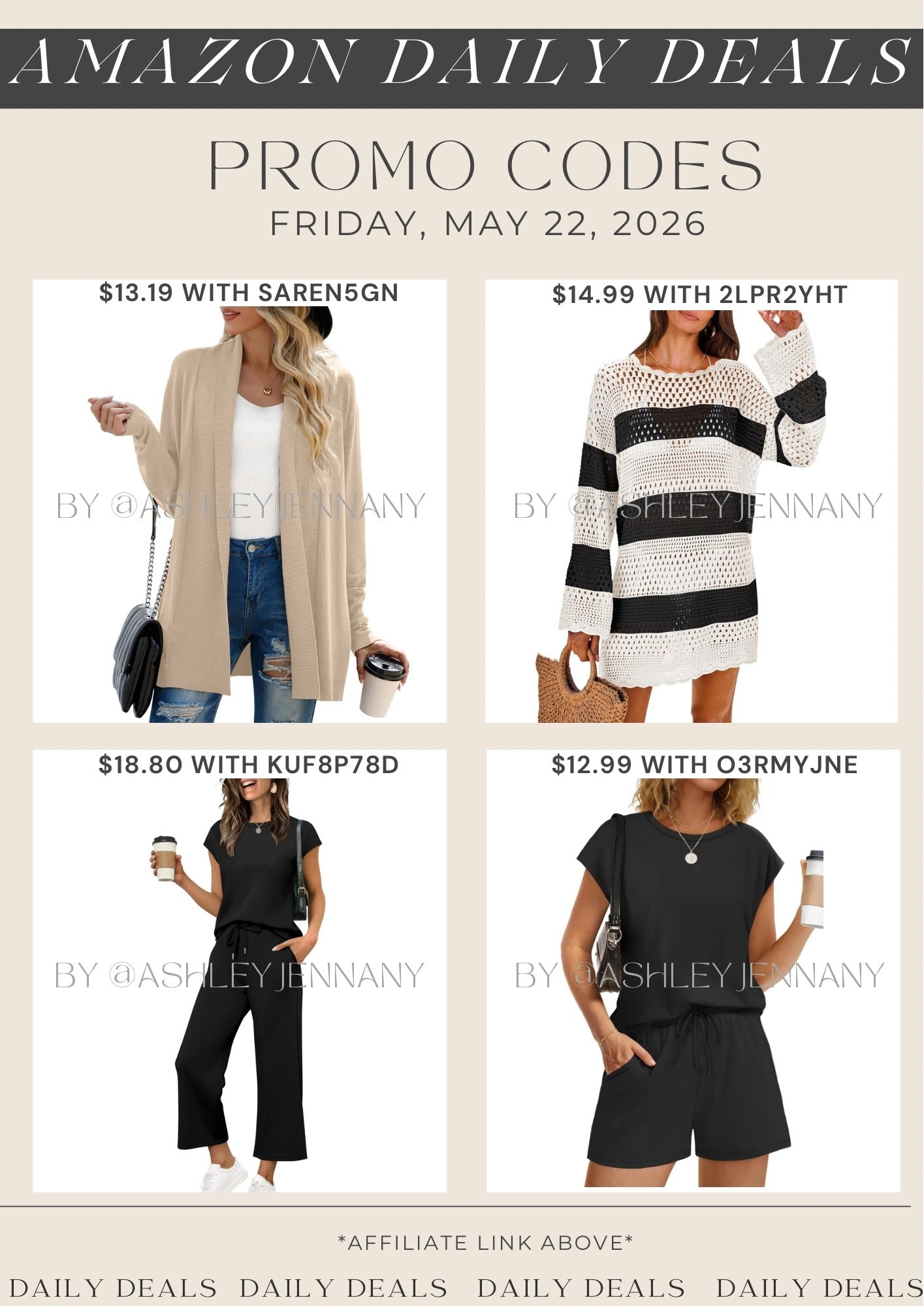 Amazon deals

#LTKSaleAlert #LTKMidsize #LTKSeasonal