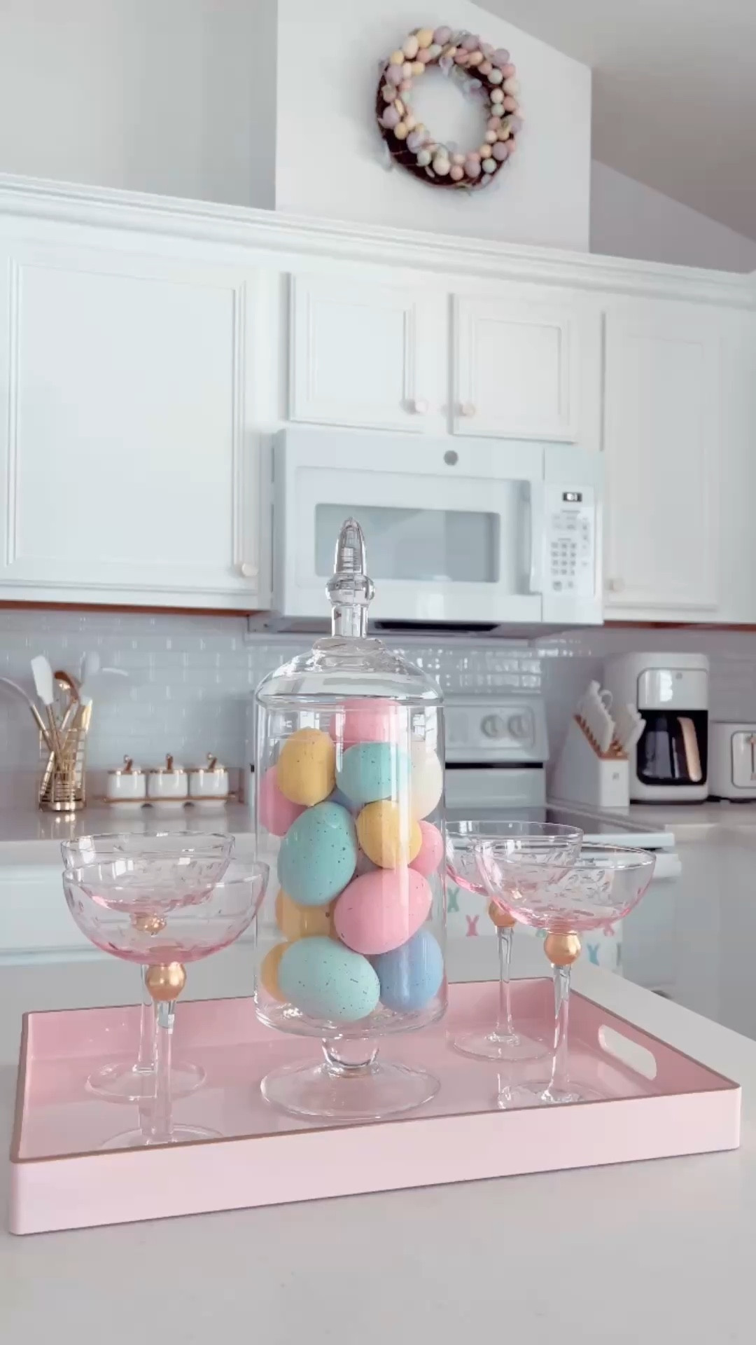 🐰EASTER & SPRING KITCHEN IDEAS: Simple and easy ways to add Easter decor to your kitchen without going overboard. Cocktails anyone?

🐣I added some pastel Easter eggs, a wreath and bunny paintings to freshen up my spot.

🏠Home Decor: @amazonhome


#springkitchen #springdecor #eastertable #springdecor #bunnydecor #earlyspring #easterdecorations #easterdecor #homedecor #modernhome #coastalhome #preppystyle #southernhome #southerncharm #southernliving #springdecorations #springstyle #spring #eastereggs #founditonamazon #amazonhome 


#LTKSeasonal #LTKOver40 #LTKSaleAlert #LTKU #LTKvlog #LTKHome