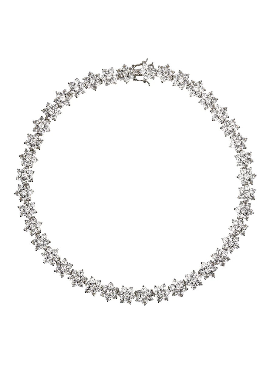 MARGUERITE, LAB WHITE SAPPHIRE COLLAR NECKLACE | Dorsey