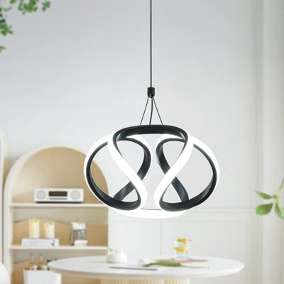 1 - Light Unique/Statement Linear LED Pendant | Wayfair North America