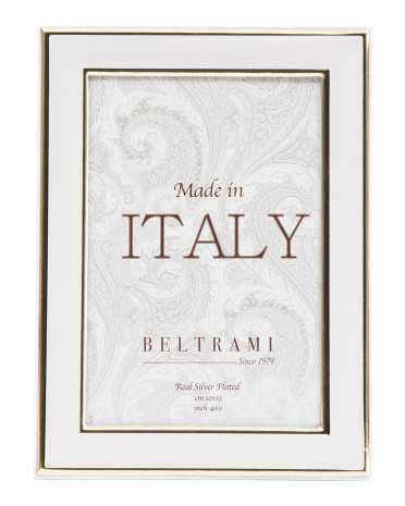 4X6 Enamel Edge Tabletop Picture Frame, Gold | TJ Maxx