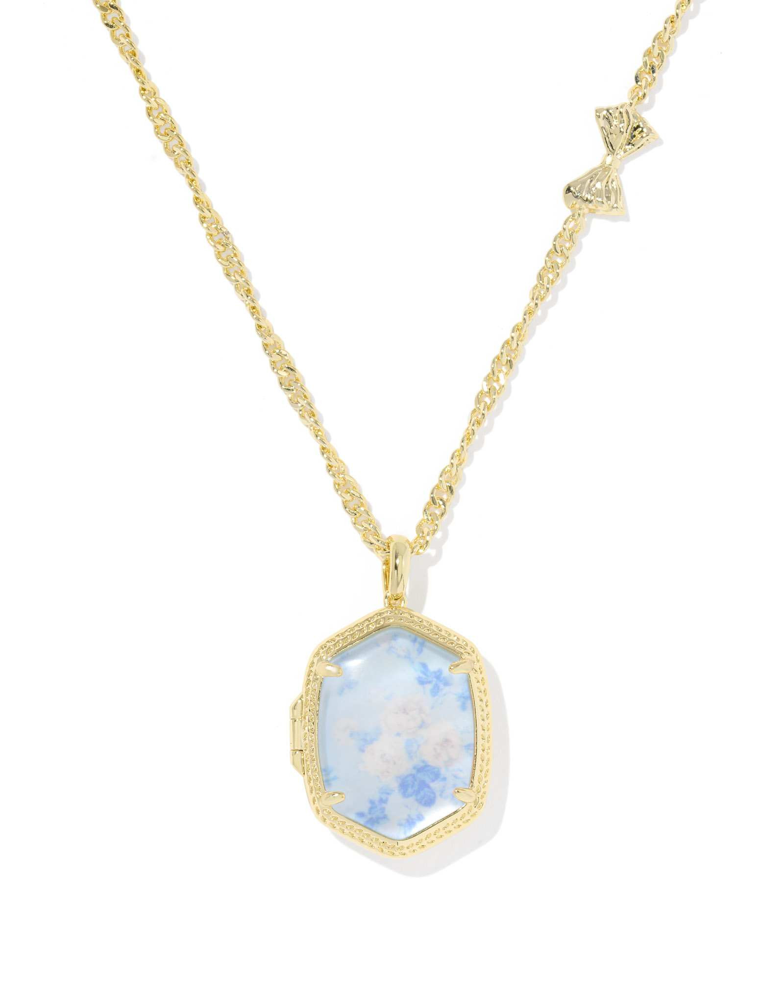 Kendra Scott x LoveShackFancy Daphne Gold Locket Necklace | Illusion | Kendra Scott