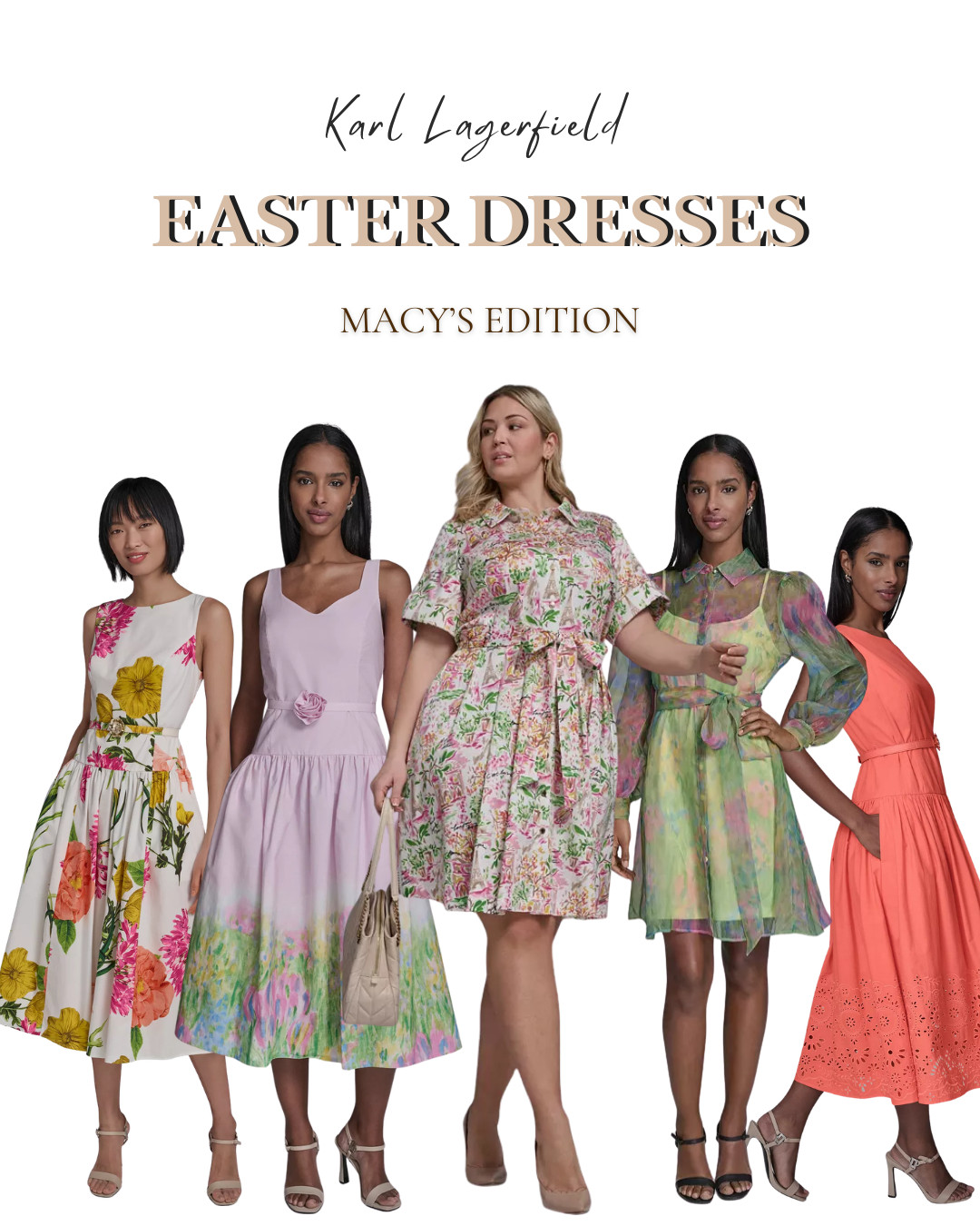 Think florals, soft hues, and statement silhouettes that feel elevated yet easy. These Karl Lagerfeld picks are perfect for stepping into spring looking polished and put together.

#LTKSeasonal #LTKootd #LTKSpring #EasterOutfits #FloralStyle #SpringDresses #ChicLooks #EffortlessStyle #LTKFinds #StyleInspo 

 #LTKgrwm #LTKootd #LTKSeasonal