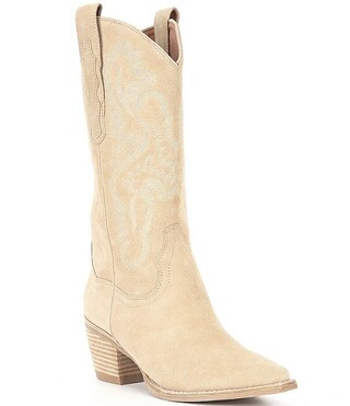 Jeffrey Campbell Dagget Suede Western Inspired Boots | Dillard's | Dillard's