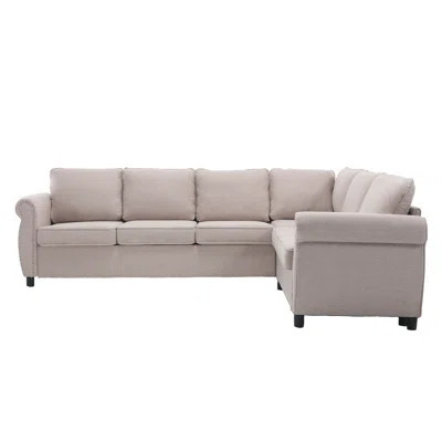 Sleeper Sofa, 2 In 1 Pull Out Couch Bed, 6 - Seater Sofa Bed, L - Shaped Sleeper Sectional Sofa Couch With Riveted Design, 104” Large Combined Sofa Be | Wayfair North America