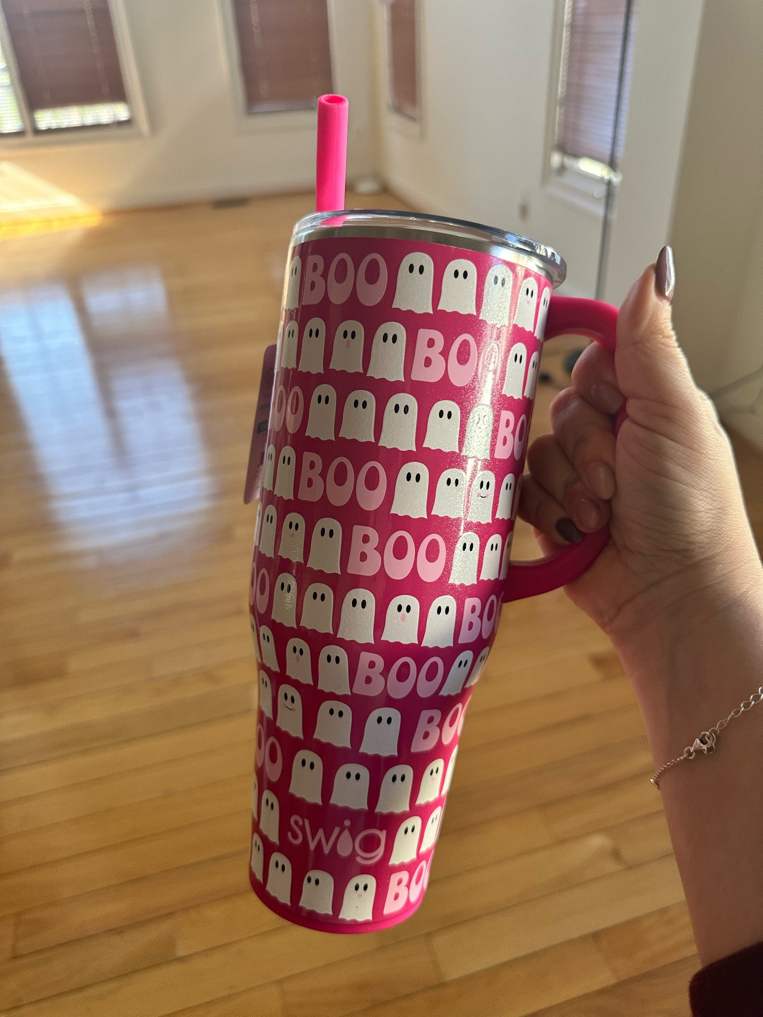 Sipping on my spooky vibes with this absolutely adorable ghost-themed tumbler! 🎃💕 Nothing says "boo-tiful" like a pink drink holder that matches my aesthetic perfectly. Whether it's pumpkin spice or a cozy tea, this cup is my new fall must-have! Who else is ready to haunt in style this season? 👻✨ #SpookySips #GirlyGhosts #FallVibes

#LTKHoliday #LTKHalloween