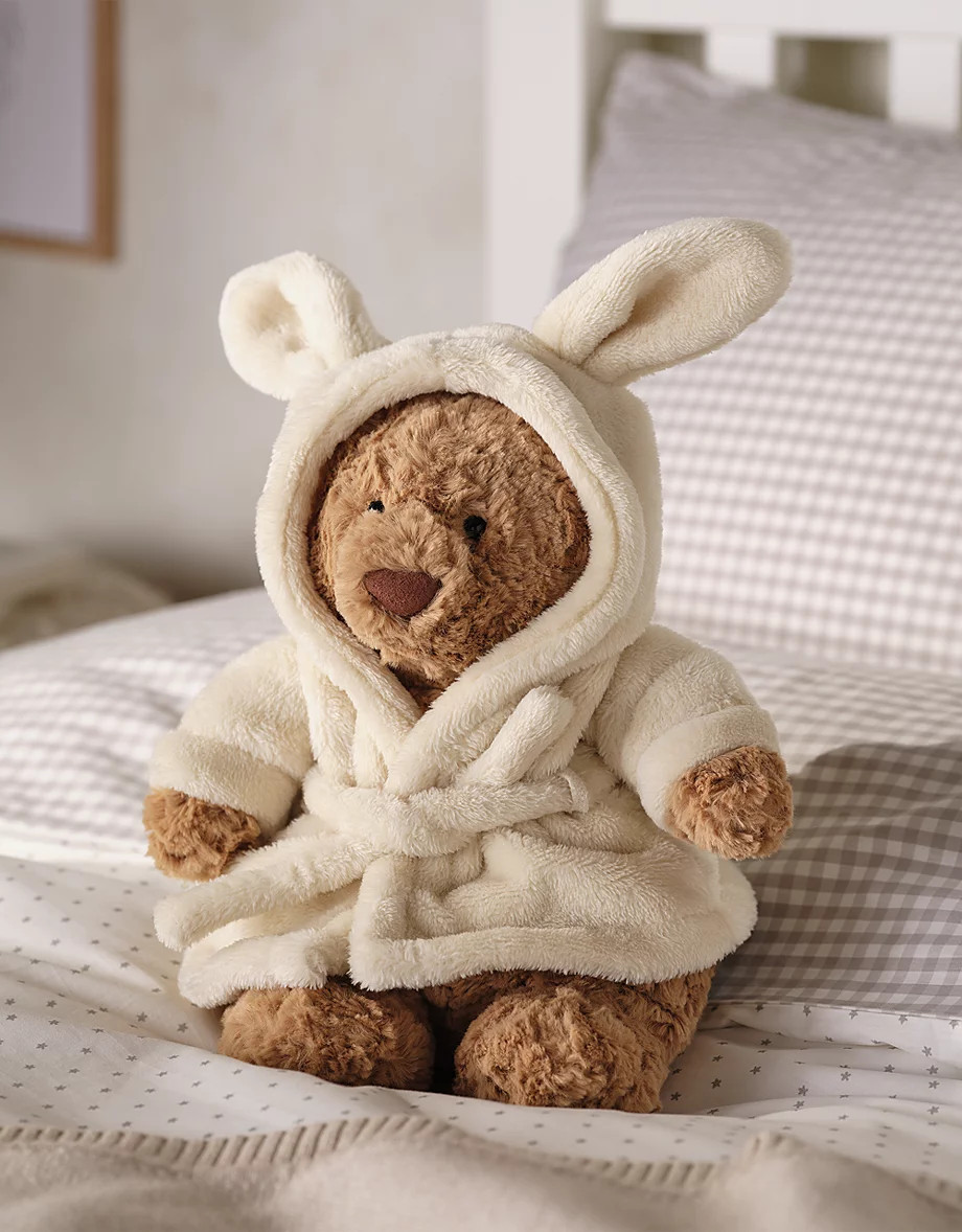 Jellycat Bartholomew Bear Bathrobe | The White Company UK & ROW