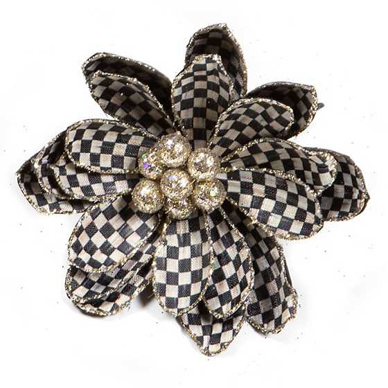 Courtly Check Flower Clip | MacKenzie-Childs