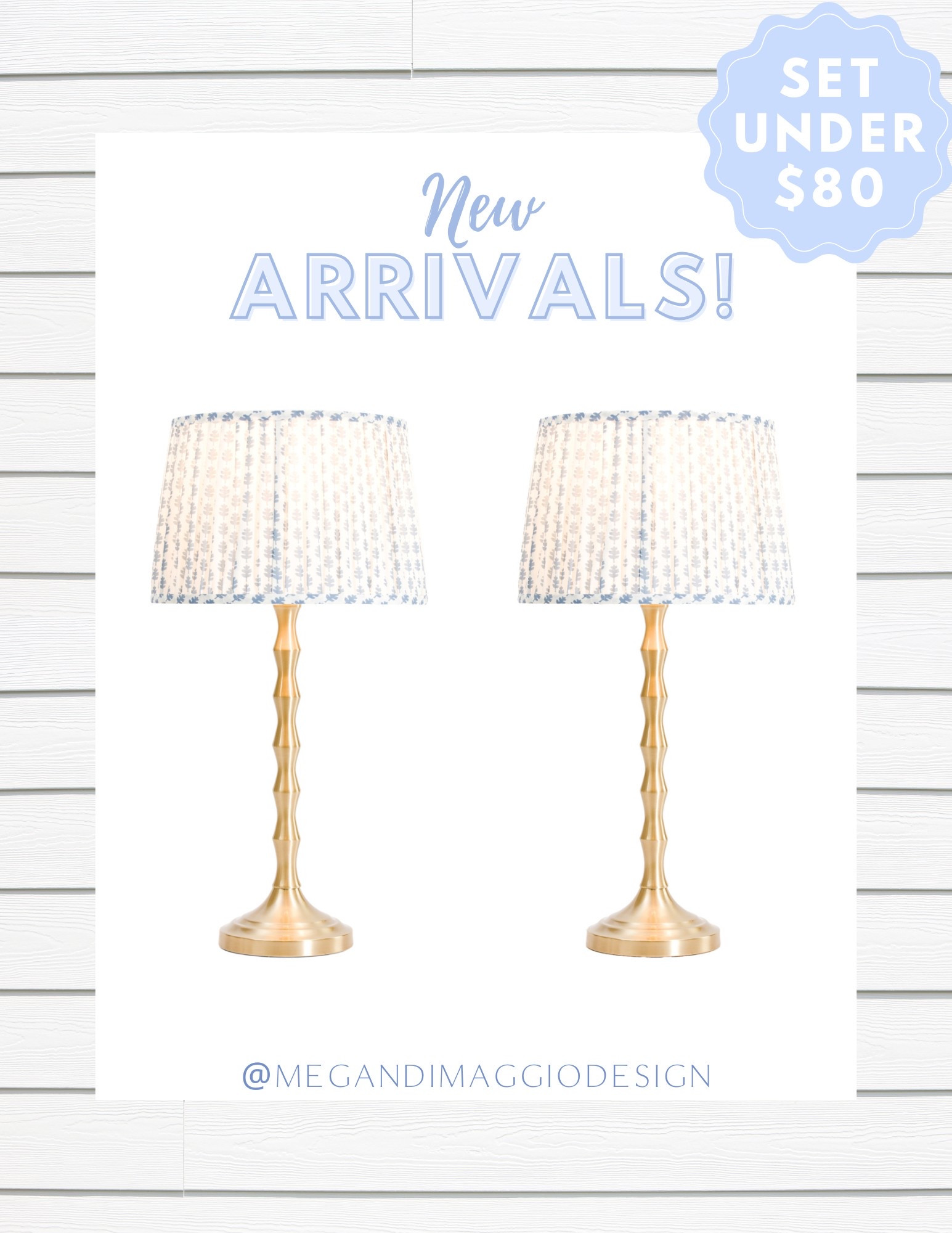 Wow!! Ballard Designs inspired gold table lamps with blue block print pleated shades!! 🤩🙌🏻 Snag this pair for under $80!! Will go fast!

#LTKHome #LTKFindsUnder100 #LTKSaleAlert