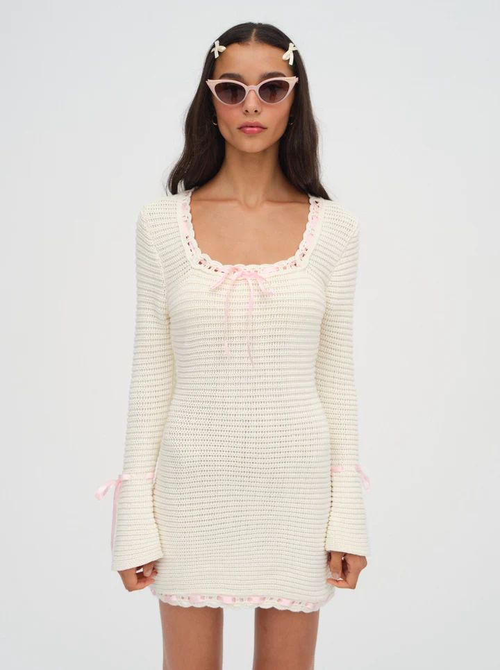 Olina Crochet Mini Dress | For Love & Lemons
