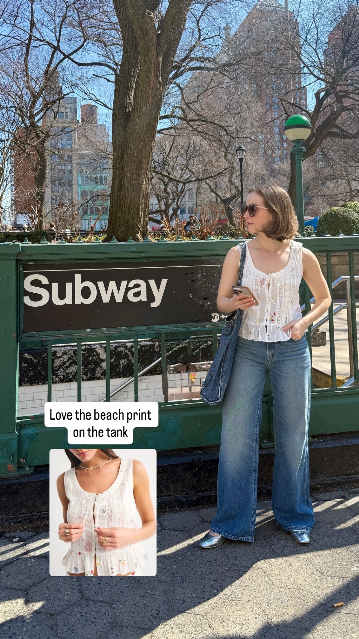 Spring outfit in NYC
Babydoll cotton blouse xs 
25 short soft drape Madewell jeans 


#LTKSaleAlert #LTKootd #LTKPetite