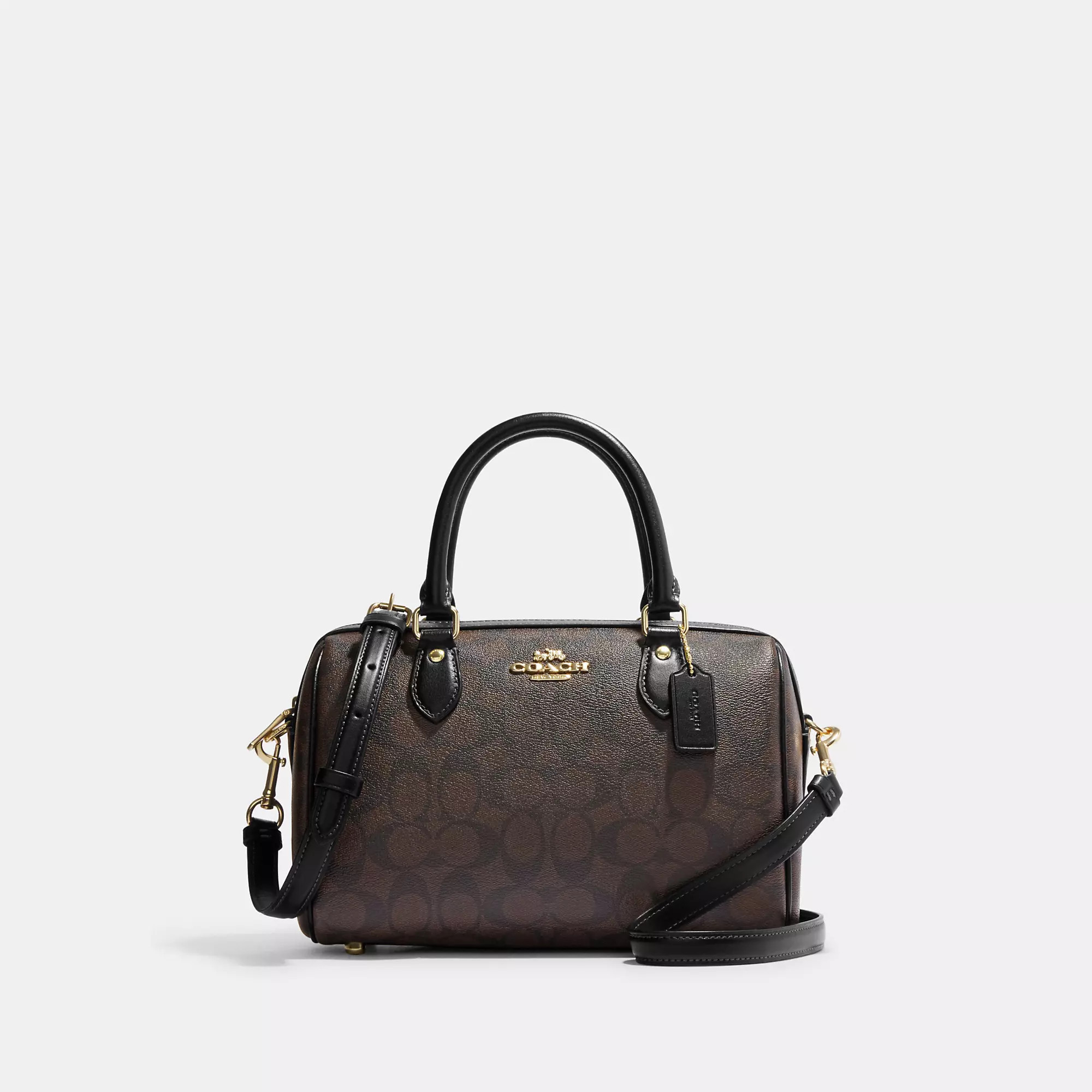 Rowan Satchel Bag In Signature Canvas | Coach (US)