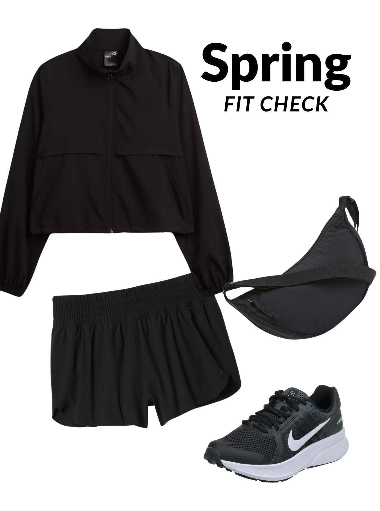 Spring fit check 🖤

This is the kind of outfit I reach for when I want to feel put together but still comfy. Lightweight zip jacket, flowy athletic shorts, classic Nike sneakers, and a hands-free belt bag = the easiest spring uniform.

Perfect for walks, errands, travel days, or those “I’m being productive but still cute” moments.

Everything is linked in my LTK ✨
#LTKActive #LTKFitness #SpringStyle #Athleisure

#LTKSpringSale #LTKfitnessgoals #LTKActive