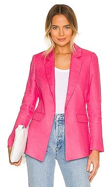 Central Park West x REVOLVE Birch Blazer in Hot Pink from Revolve.com | Revolve Clothing (Global)