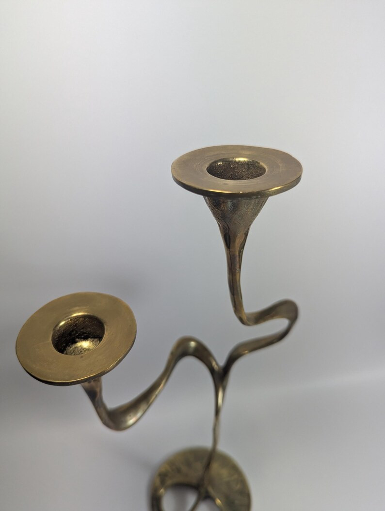 Vintage Brass Candlestick From the 1960s Midcentury by Kurt Jesch - Etsy | Etsy (US)