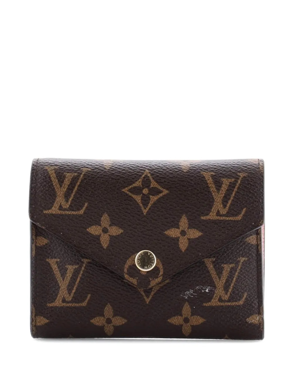 Louis Vuitton Pre-Owned Victorine Wallet Monogram Canvas small wallets - Brown | Farfetch Global