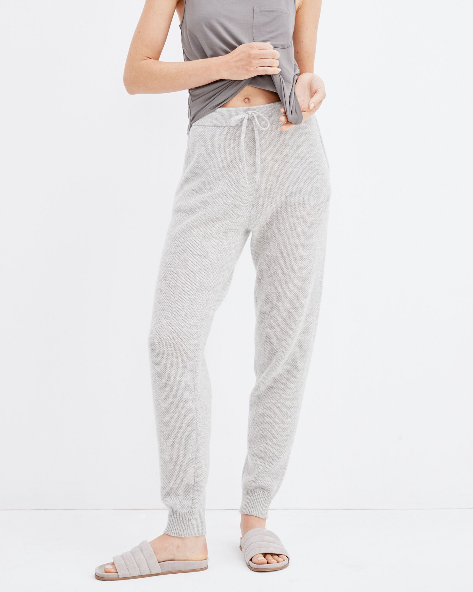 Cashmere Honeycomb Joggers | Haven Well Within