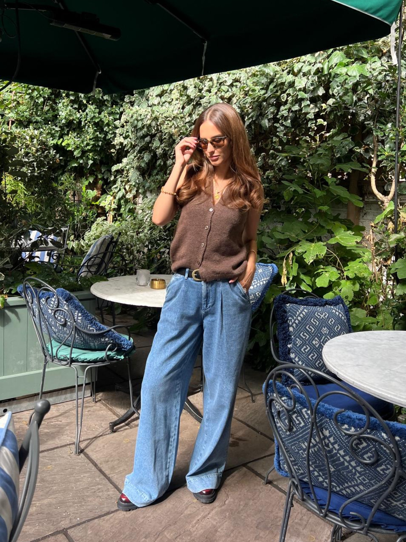 Casual chic 

New look waistcoat | autumn style | autumn outfit | river island wide leg jeans | #LTKlondon 

#LTKuk #LTKautumn