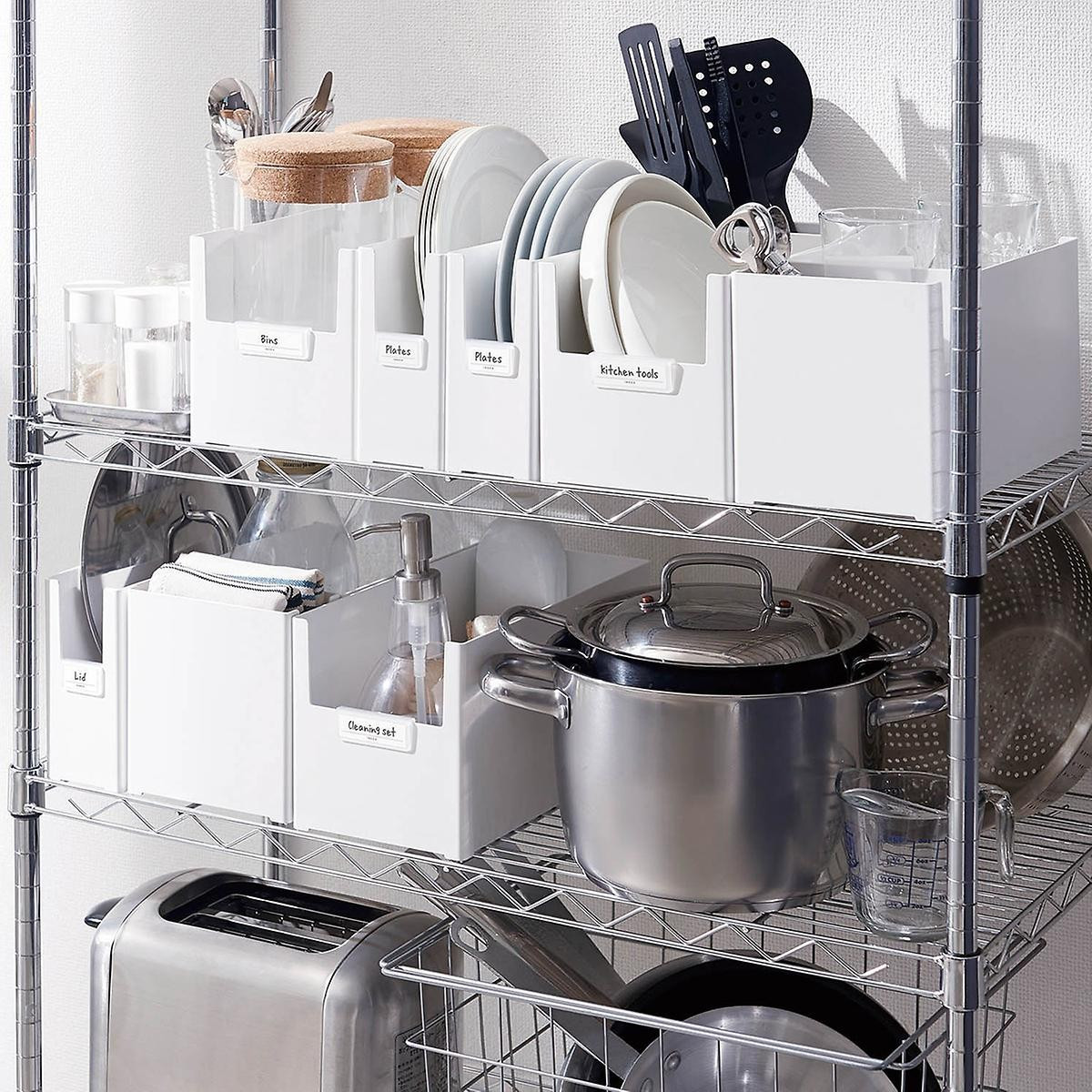 like-it X-Small Deep Modular Organizer White | The Container Store