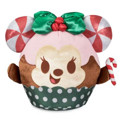Disney Store Minnie Mouse Peppermint Swirl Cupcake Medium Soft Toy | shopDisney | shopDisney (UK)