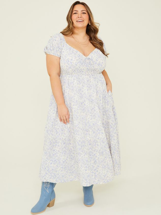 Claire Eyelet Floral Maxi | Arula