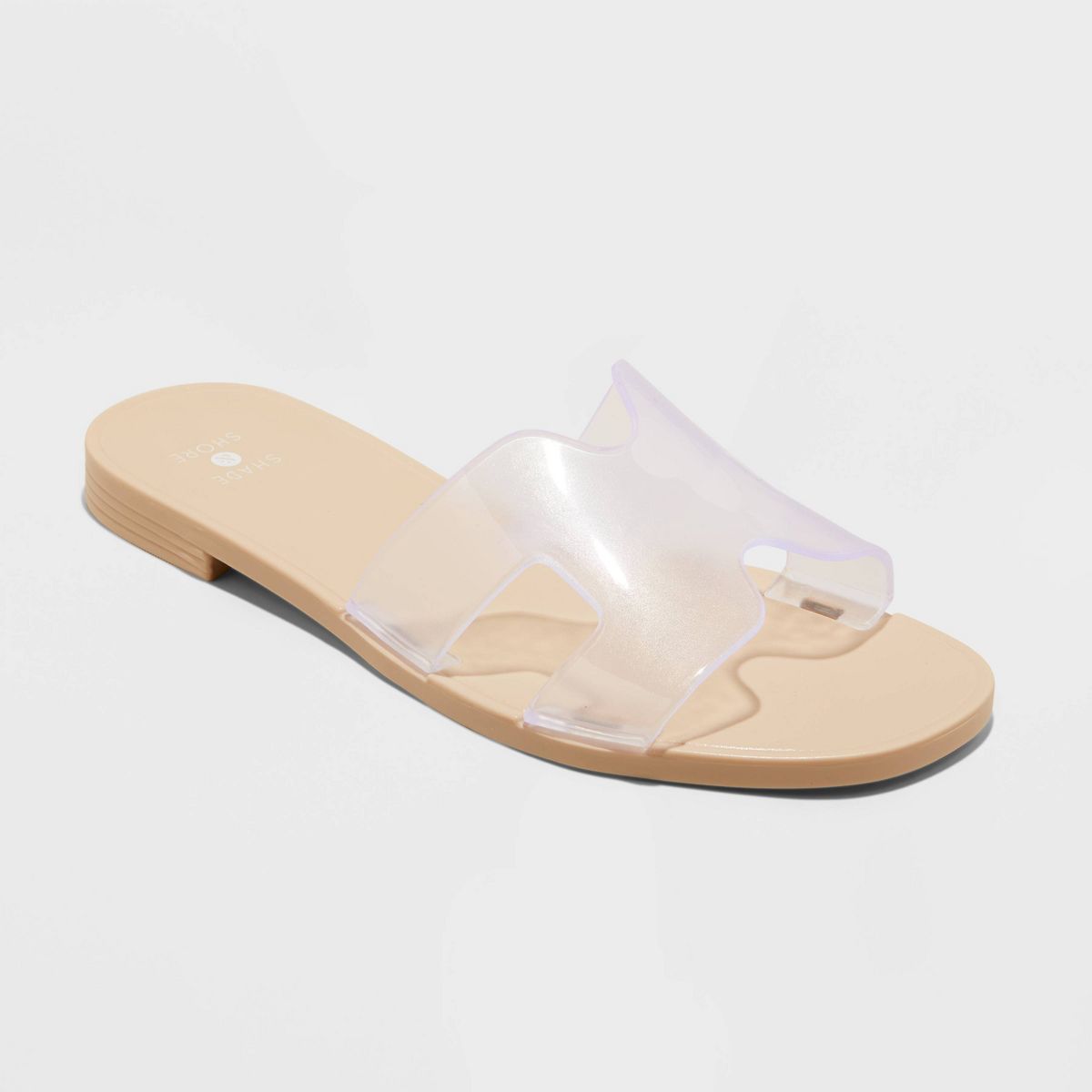 Women's Bonnie Jelly Slide Sandals - Shade & Shore™ Clear 9 | Target