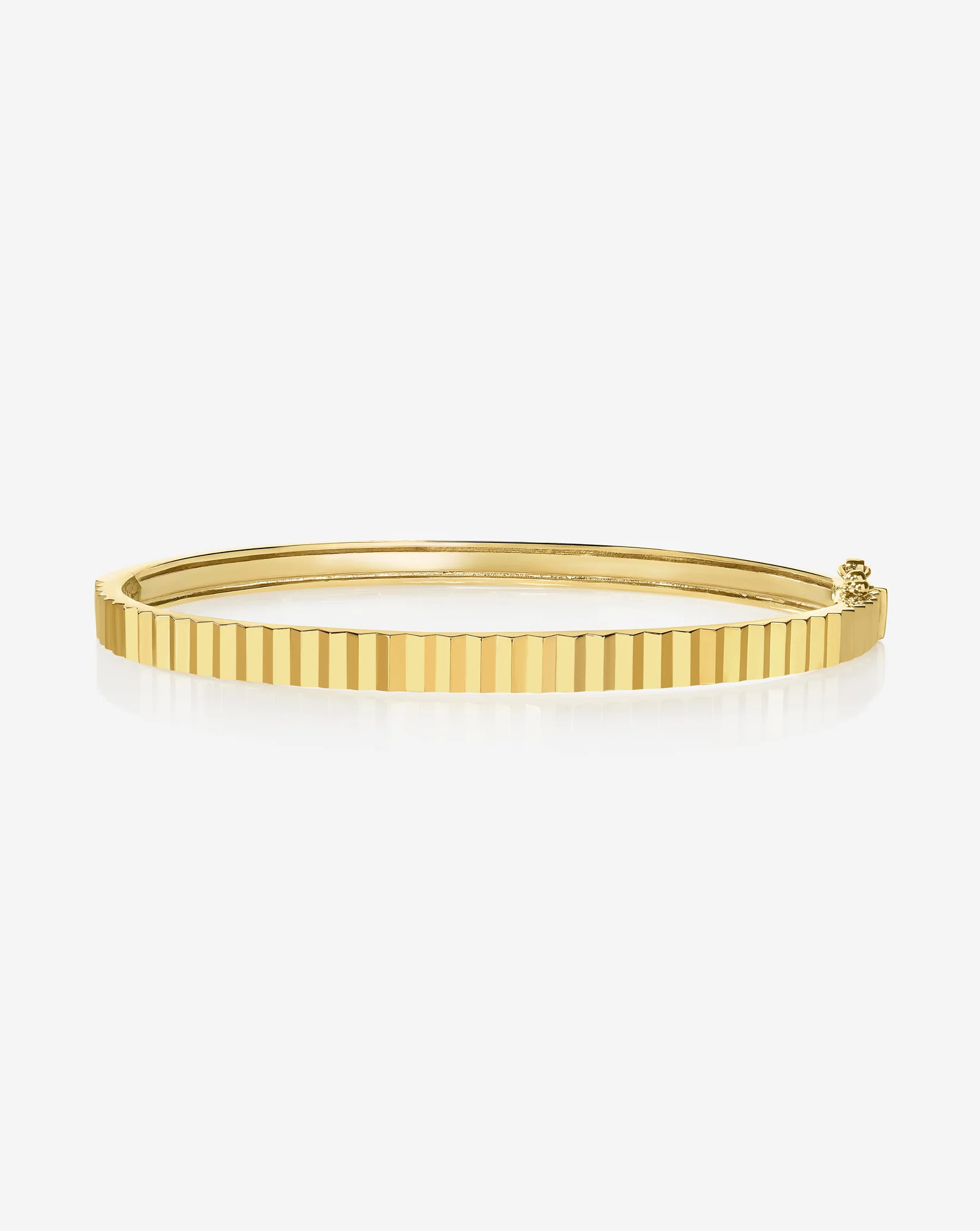 Fluted Gold Bangle | Ring Concierge