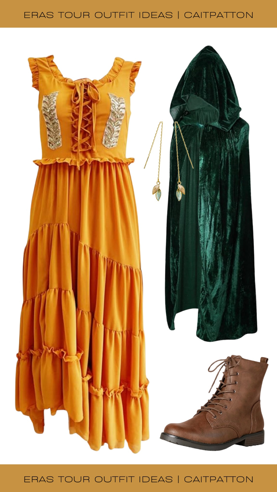 Evermore outfit ideas, evermore outfits, evermore era outfits, eras tour outfit ideas, eras tour outfits, Taylor swift evermore, Taylor swift eras tour, Taylor swift outfits, Taylor swift outfit, evermore album, evermore dress; evermore costume; evermore cloak, green velvet cloak, willow cloak, willow costume, brown boots, floral earrings 

#LTKShoeCrush #LTKFindsUnder100 #LTKParties